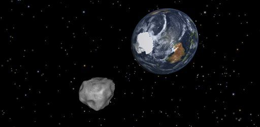 Asteroid Whizzes by Earth Tonight