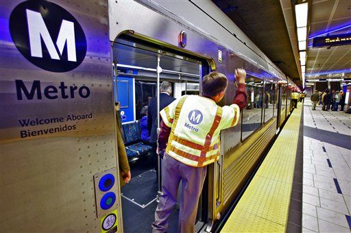 Blind Man Survives Fall Under LA Metro Train