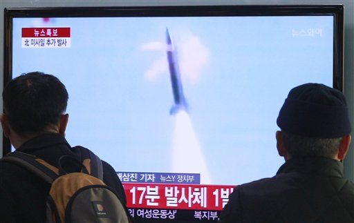 N. Korea Test-Fires 10 Missiles
