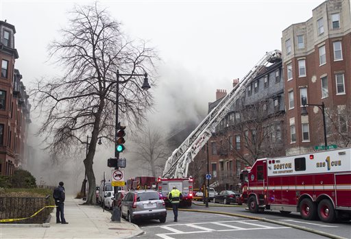 Huge Boston Fire Injures 18
