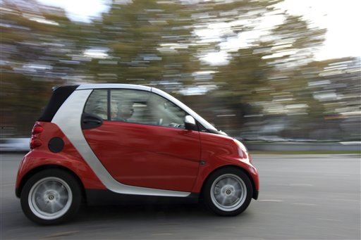 Vandals Go On Smart-Car Flipping Spree