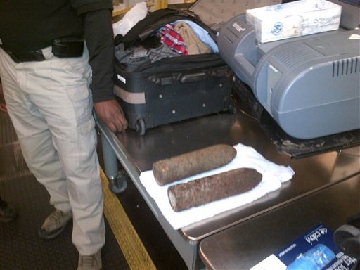 O'Hare Screeners Find WWI Artillery Shells in Lggage