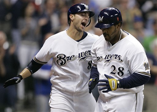 Fielder Leads Brewers Past Phillies