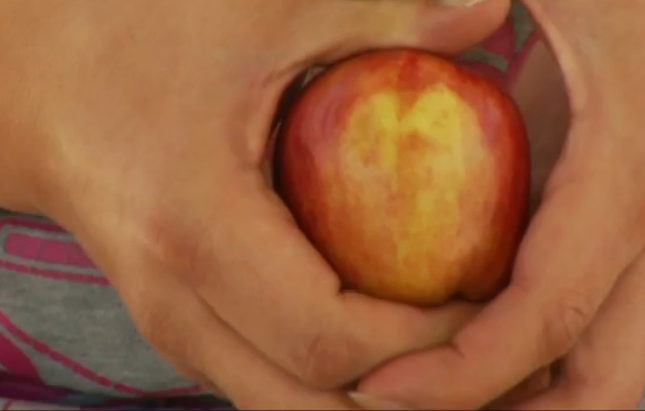 Man Spots Jesus, Lamb—on Apple