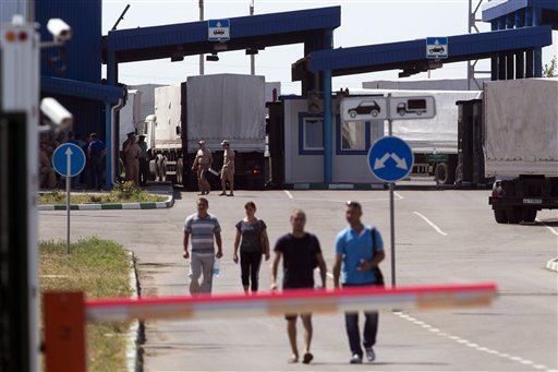 Long-Delayed Russian Convoy Enters Ukraine