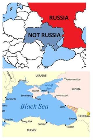 Map Shows Russians What's Russia, What's Not