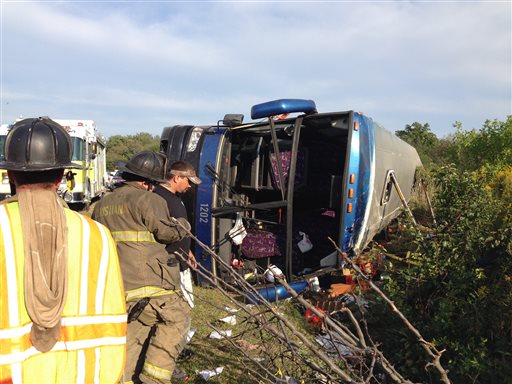 1 Dead, Dozens Injured in Delaware Bus Crash