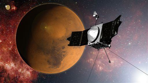 NASA Spacecraft Enters Mars' Orbit