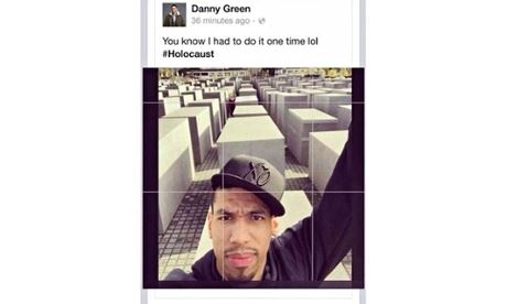 Spurs Player's Selfie: 'lol #Holocaust'