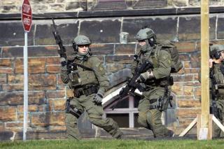Lockdown as Soldier Shot Near Canadian Parliament