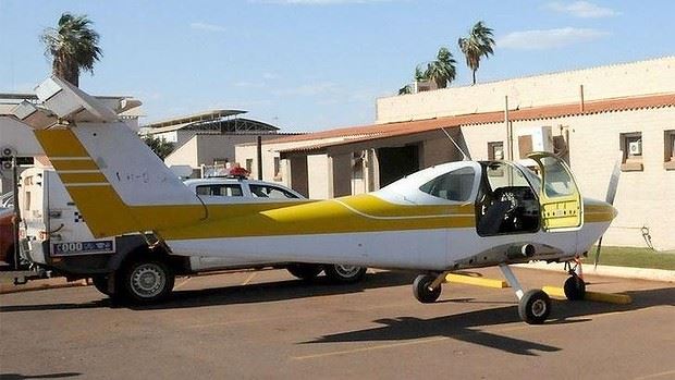 Guy Parks Plane Outside Pub, Goes In for a Beer