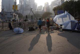 Bailiffs Clear Hong Kong Protest Site