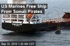 US Marines Free Ship from Somali Pirates