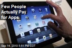 Few People Actually Pay for Apps
