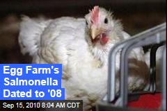 Egg Farm's Salmonella Dated to '08