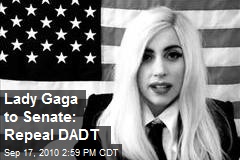 Lady Gaga to Senate: Repeal DADT