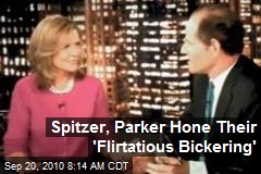 Spitzer, Parker Hone Their 'Flirtatious Bickering'