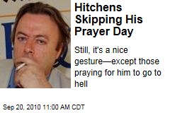 Christopher Hitchens Not Praying on 'Everybody Pray for Hitchens Day'