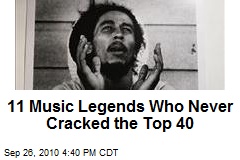 11 Music Legends Who Never Cracked the Top 40