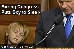 Congress Puts Boy to Sleep