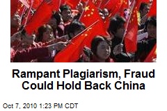 Rampant Plagiarism, Fraud Could Hold Back China