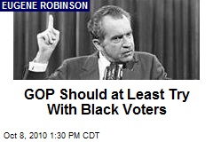 GOP Should at Least Try With Black Voters