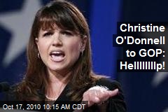 Christine O'Donnell to GOP: Hellllllllp!