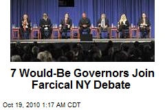 7 Guv Hopefuls Join Farcical NY Debate