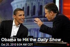 Obama to Hit the Daily Show