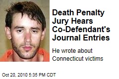 Death Penalty Jury Hears Co-Defendant's Journal Entries