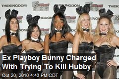 Ex Playboy Bunny Charged With Trying To Kill Hubby