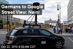 Germans to Google Street View: Nein!