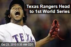 Texas Rangers Head to 1st World Series