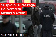 Suspicious Package Delivered to Merkel's Office
