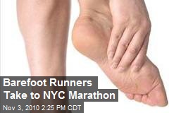 Barefoot Runners Take to NYC Marathon