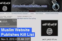 Muslim Web Site Publishes Kill List