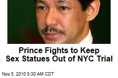Prince Fights to Keep Sex Statues Out of NYC Trial