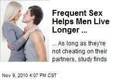 Frequent Sex Helps Men Live Longer ...