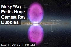 Milky Way Emits Huge Gamma Ray Bubbles
