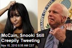McCain, Snooki Still Creepily Tweeting