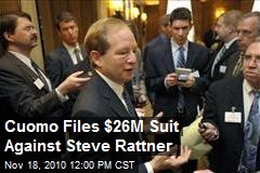 Cuomo Files $26M Suit Against Steve Rattner