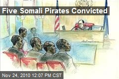 Five Somali Pirates Convicted