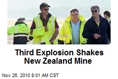 Third Explosion Shakes New Zealand Mine