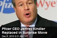 Pfizer CEO Jeffrey Kindler Replaced in Surprise Move