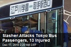 Slasher Attacks Tokyo Train Passengers, 13 Injured