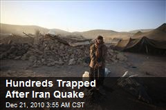 Hundreds Trapped After Iran Quake