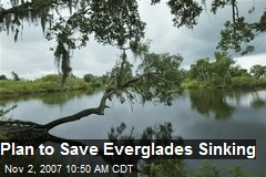 Plan to Save Everglades Sinking