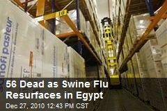 56 Dead as Swine Flu Resurfaces in Egypt