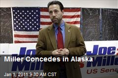 Miller Concedes in Alaska