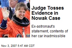 Judge Tosses Evidence in Nowak Case